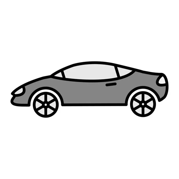 Car Icon Simple Illustration Sport Vehicle Vector Icons Web — Image vectorielle