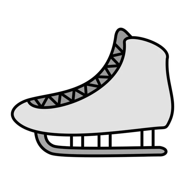 Ice Skates Vector Glyph Icon Design — Vector de stock