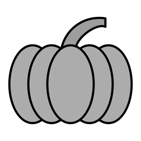 Calabaza Vector Glifo Icono Diseño — Vector de stock