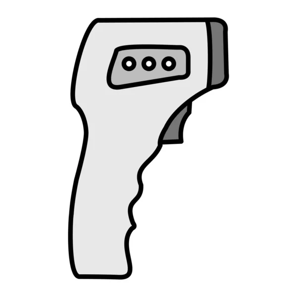 温度计枪矢量象形图标的设计 — 图库矢量图片