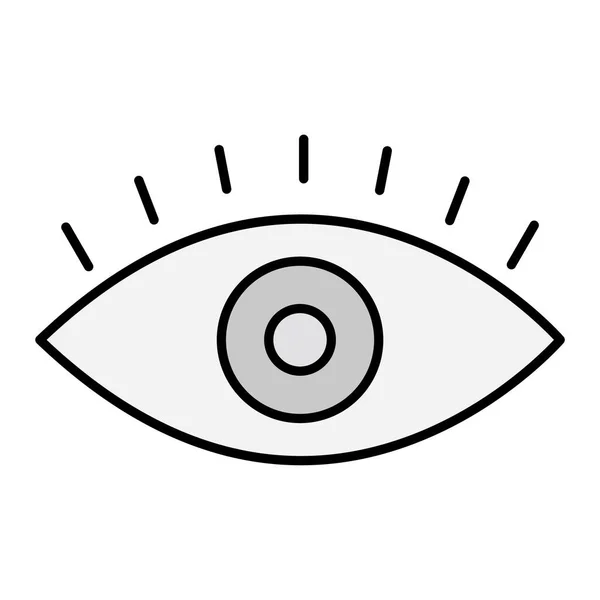 Göz Vektör Satırı Simgesi — Stok Vektör