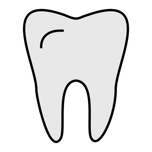 Tooth Vector Glyph Icon Design — Stockový vektor