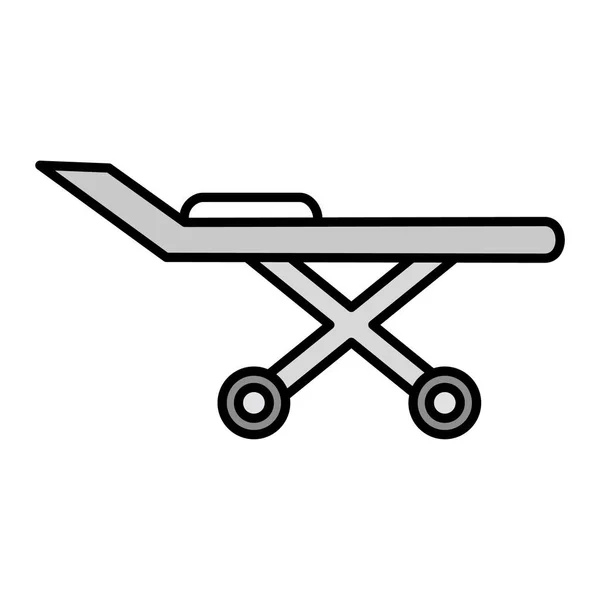 Stretcher Vector Glyph Icon Design — ストックベクタ