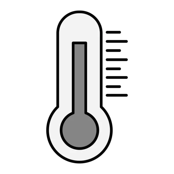 Thermometer Web Icon Simple Design — Stock Vector