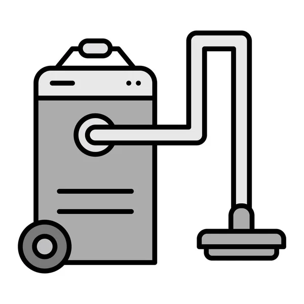 Vacuum Cleaner Icon Outline Mop Cleaning Vector Symbol Web Design — ストックベクタ