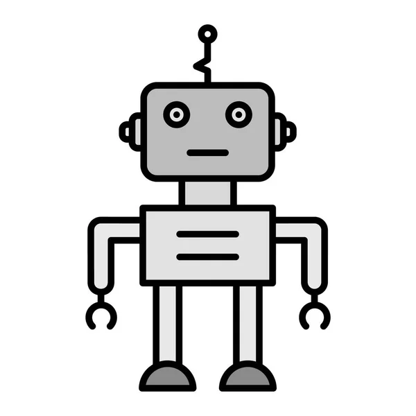 Vektor Illustration Robot Ikon — Stock vektor