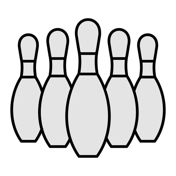 Bowling Symbol Vektor Illustration — Stockvektor