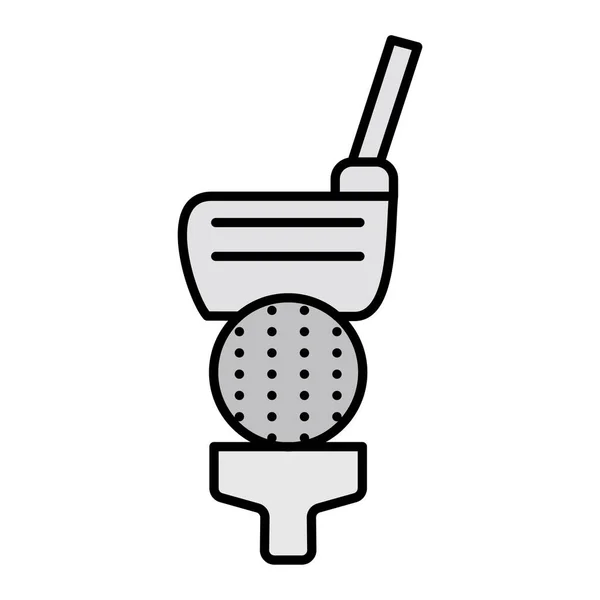 Illustrazione Vettoriale Golf Icona — Vettoriale Stock