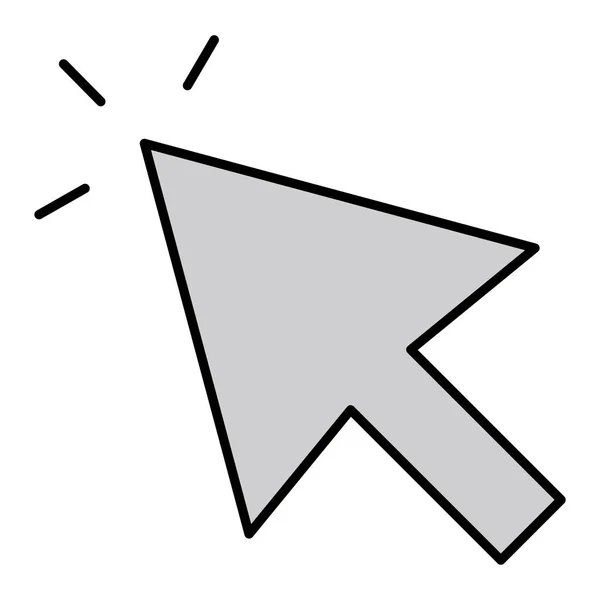 Cursor Vector Glyph Icon Design — Stockvektor