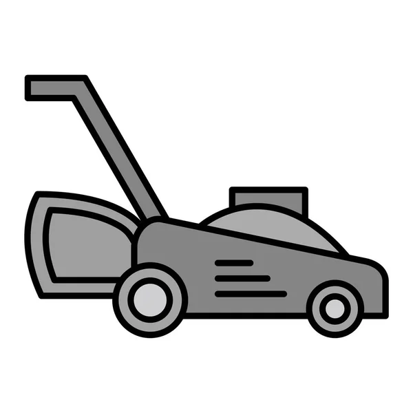 Lawnmover Vector Glyph Icon Design — Image vectorielle