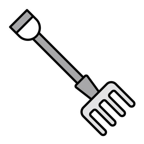 Fork Vector Glyph Icon Design — Image vectorielle