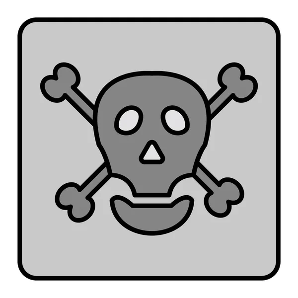 Hazards Vector Glyph Icon Design — Archivo Imágenes Vectoriales