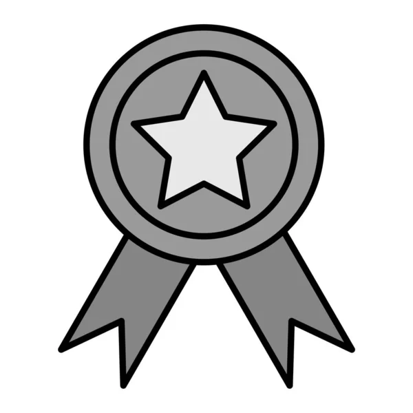 Award Vector Glyph Icon Design — Stock Vector