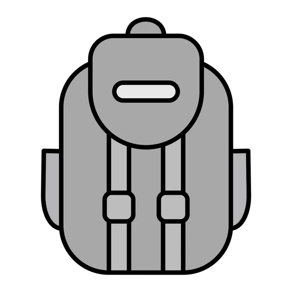 Backpack Vector Glyph Icon Design — стоковый вектор