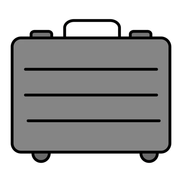 Suitcase Vector Glyph Icon Design — Vector de stock