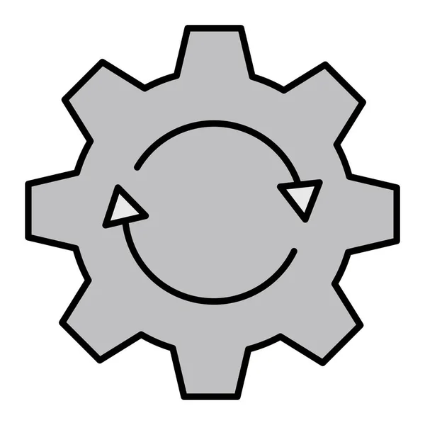 Update Vector Glyph Icon Design — Image vectorielle