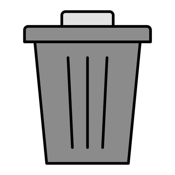 Trash Vector Glyph Icon Design — Vector de stock
