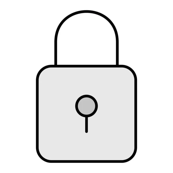 Lock Vector Glyph Icon Design — Vetor de Stock