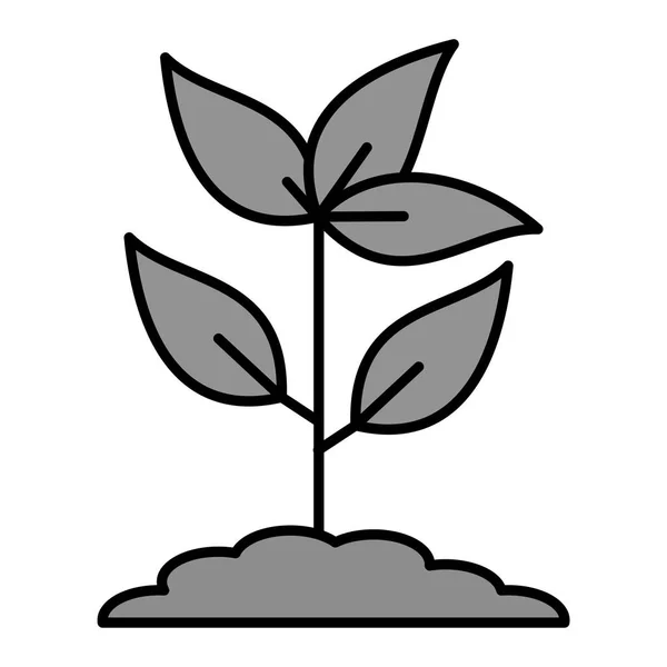 Sprout Vector Glyph Icon Design — Image vectorielle