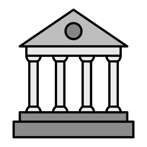 Court Vector Illustration Icon — Stockový vektor