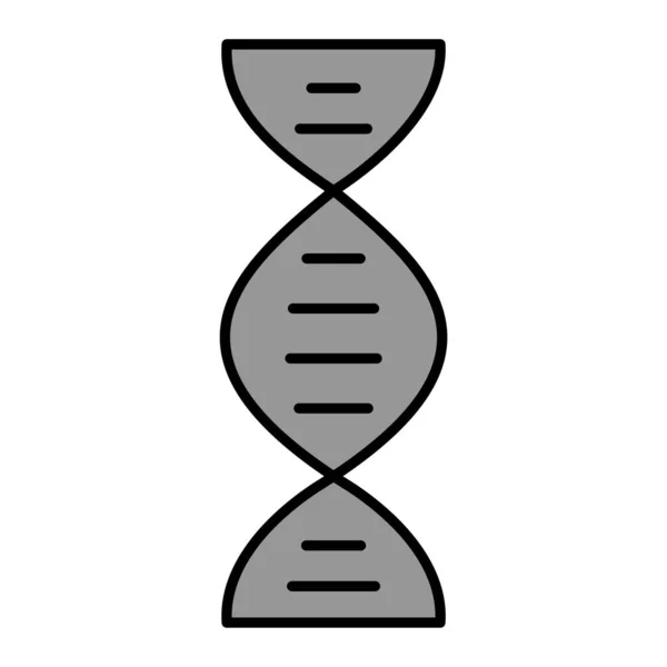 Vector Illustration Dna Science Icon — Stok Vektör