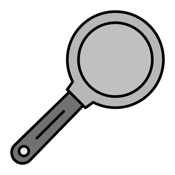Magnifying Glass Modern Icon Vector Illustration — Archivo Imágenes Vectoriales