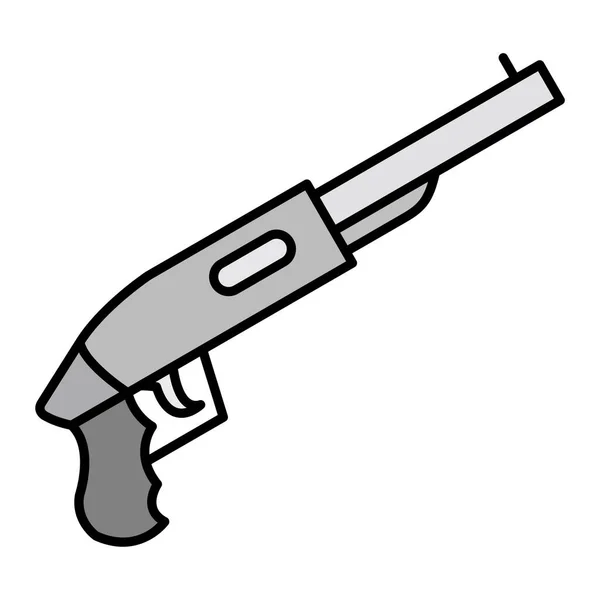 Icono Del Arma Ilustración Simple Los Iconos Vectoriales Armas Para — Vector de stock