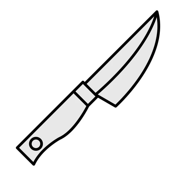 Knife Icon Outline Illustration Kitchen Vector Icons Web — Stock Vector