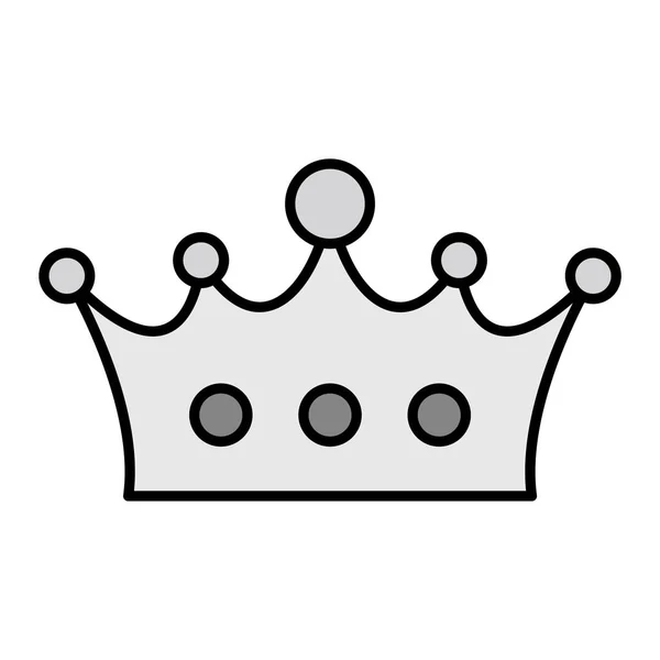 Ícone Coroa Ilustração Vetorial — Vetor de Stock