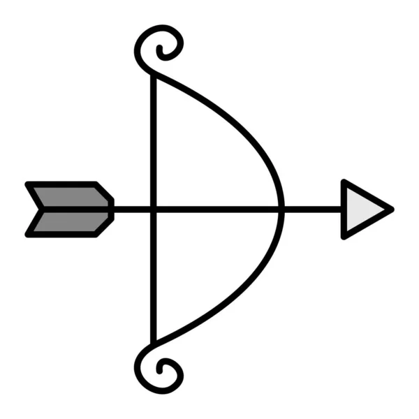 Стрільба Лука Сучасна Іконка Векторні Ілюстрації — стоковий вектор