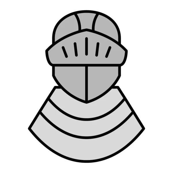 Knight Modern Icon Vector Illustration — Stok Vektör