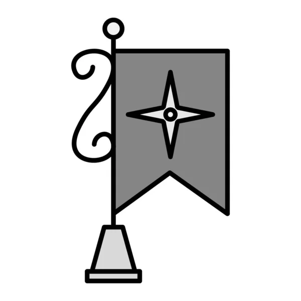 Flaggensymbol Vektor Illustration — Stockvektor