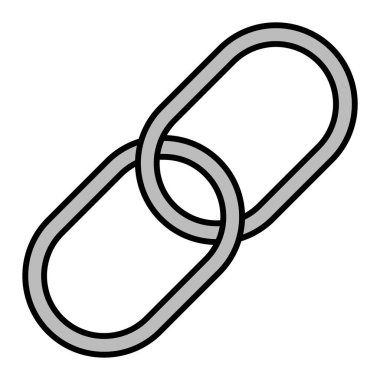 vector illustration of modern link  icon