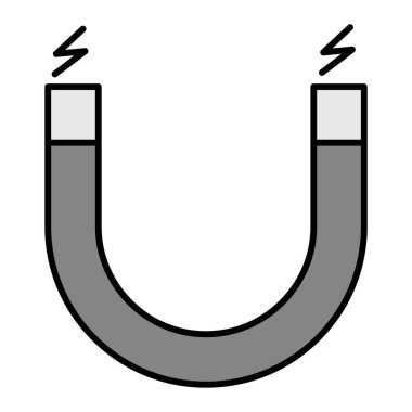 mıknatıs simgesi vektör çizimi