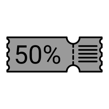 satış simgesi vektör illüstrasyonu