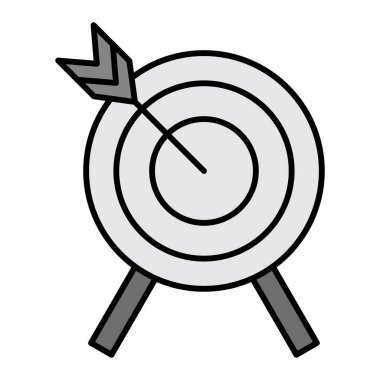 hedef simge vektör illüstrasyonu