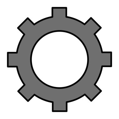 Teçhizat Web simgesi basit illüstrasyon