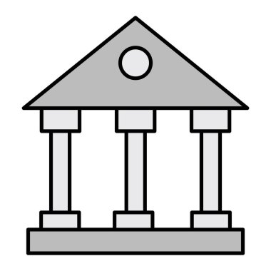 Bank modern icon vector illustration