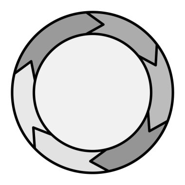 Çevik modern simge vektör illüstrasyonu