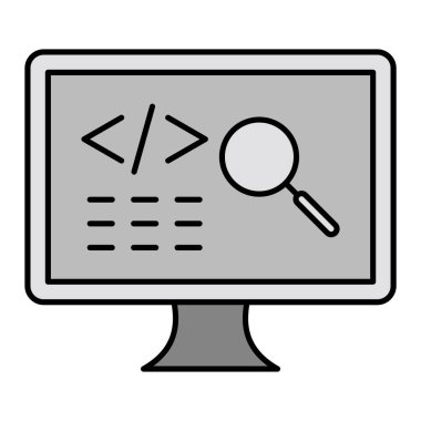 Modern simge vektör illüstrasyonu takip ediliyor