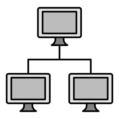 İşbirliği modern simge vektör illüstrasyonu