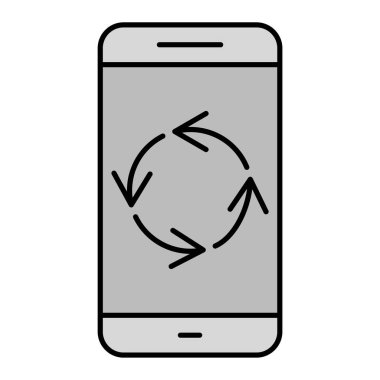 Modern simge vektör illüstrasyonunu güncelle