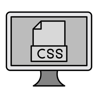 dosya biçimi simgesi, vektör illüstrasyonu