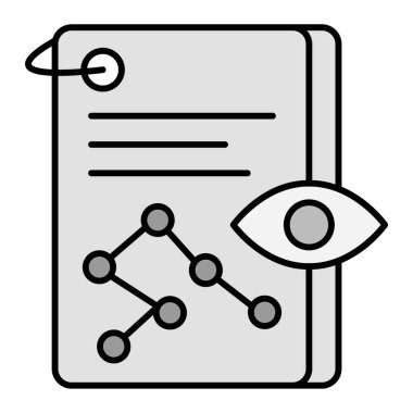 İş ve eğitim çizgisi ikonu. vektör illüstrasyonu