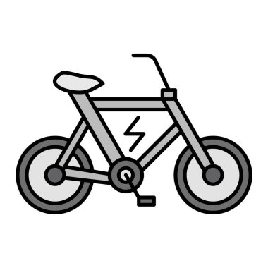 bisiklet ikonu vektör illüstrasyonu