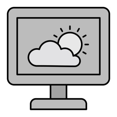 Tahmin Vektörü Kabartma Simgesi Tasarımı 