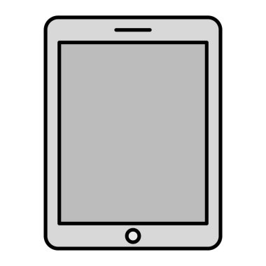 tablet aygıtı teknoloji vektör illüstrasyonu 