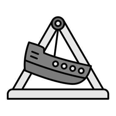 Eğlence Vektörü Kabartma Simgesi Tasarımı  