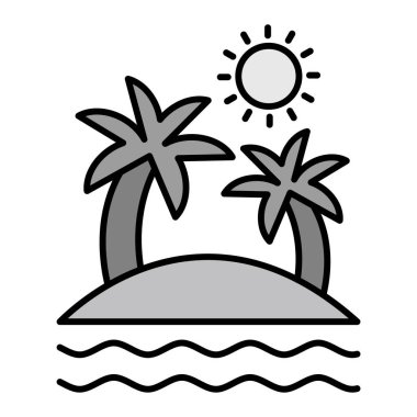 Ada Vektörü Sembol Tasarımı 