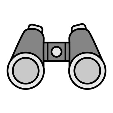 Dürbün Vektör Kabartma Simgesi Tasarımı 